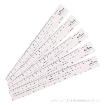 Customized Medical Paper Wound Measuring Ruler